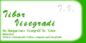 tibor visegradi business card